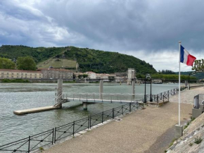 La Batellerie, vue sur Rhône